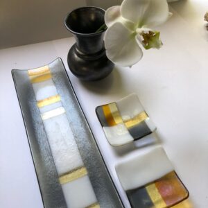 RING DISH  . COASTERS