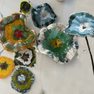 FLOWER GLASS ART CLASS