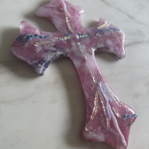 Beach Cross - memorial art
